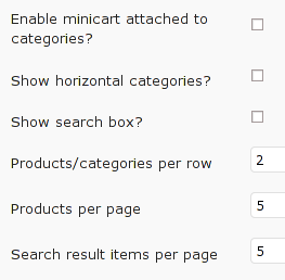 Screenshot of WP plugin